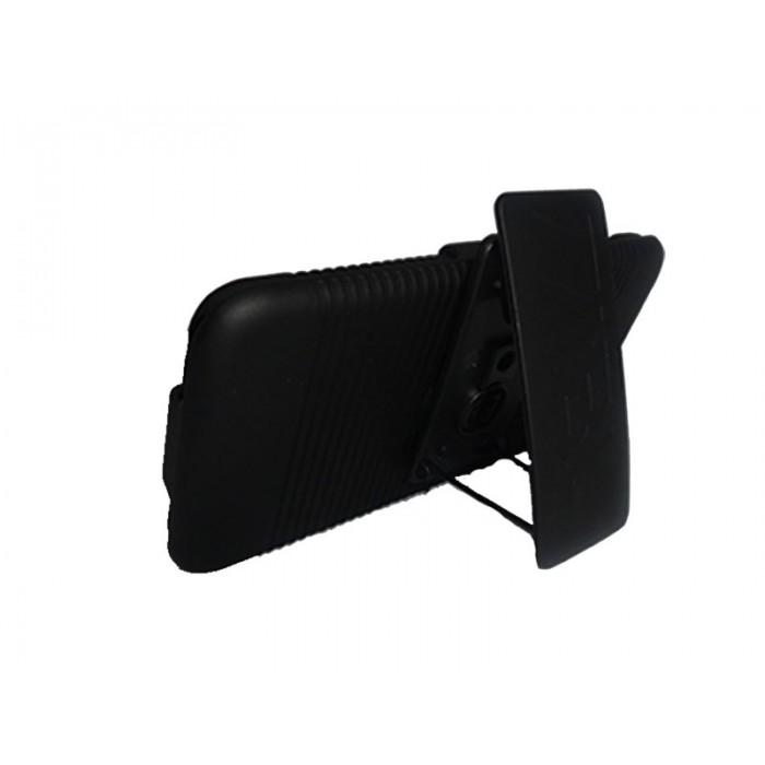 APPLE IPHONE 5G Clip Combo 3 en 1 Holster + Mica + Paño Limpiador